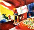 The Burning House contemporary Marc Chagall